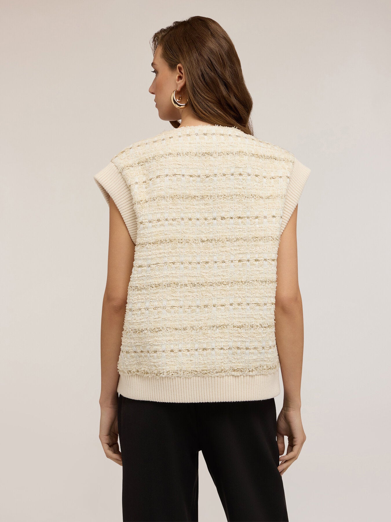 Gilet Sans Manches Texturé