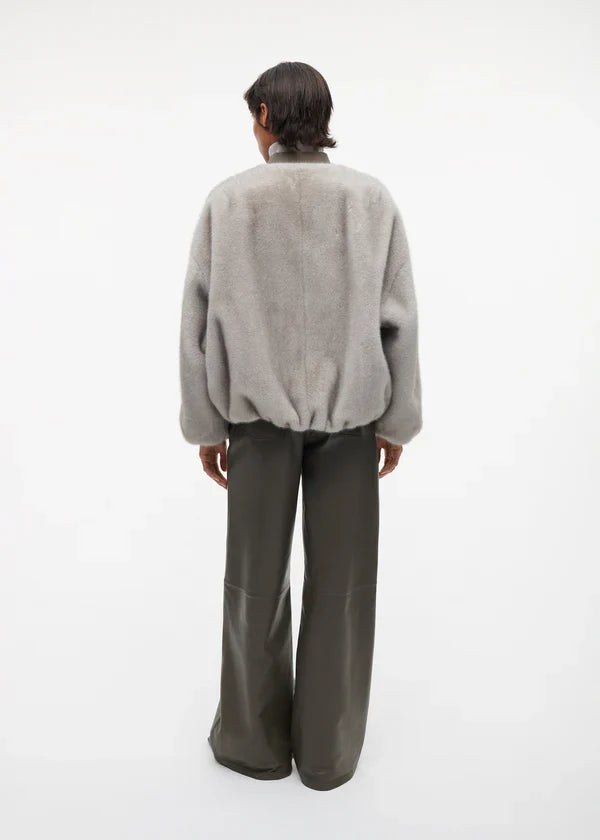 Veste Effet Fourrure Minimaliste