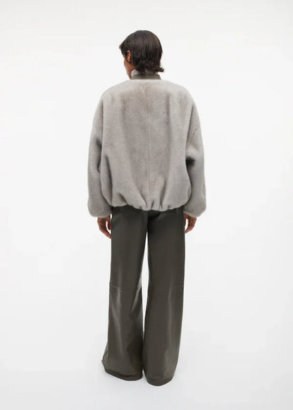 Veste Effet Fourrure Minimaliste