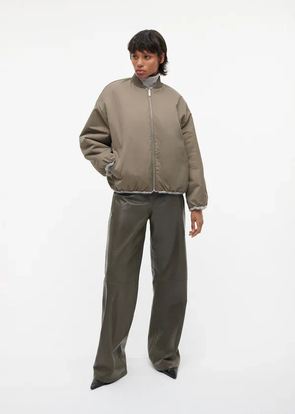 Veste Effet Fourrure Minimaliste