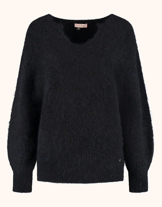 Pull Duveteux Col Rond