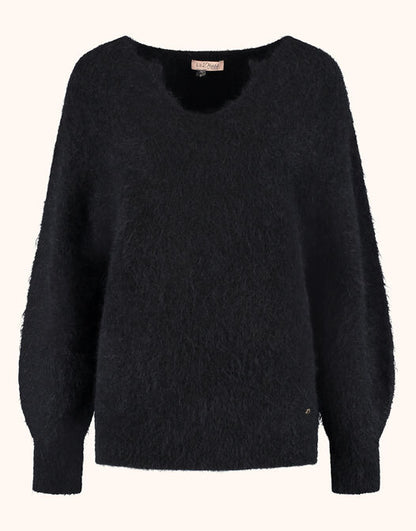 Pull Duveteux Col Rond