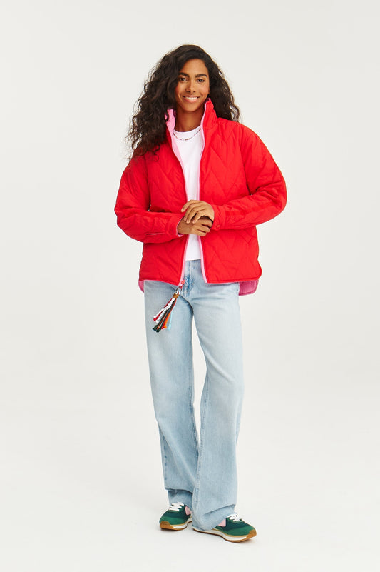 Veste Femme | Réversible Et Légère | Look Décontracté Et Confort Thermique