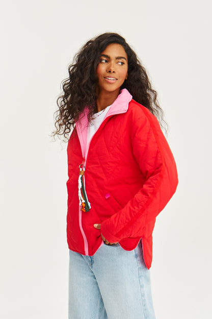 Veste Femme | Réversible Et Légère | Look Décontracté Et Confort Thermique