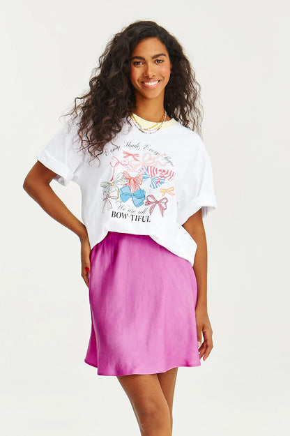 Jupe En Viscose | Courte Et Légère | Coupe Fluide Et Colorée | Parfaite Pour L’Été Et Les Looks Décontractés