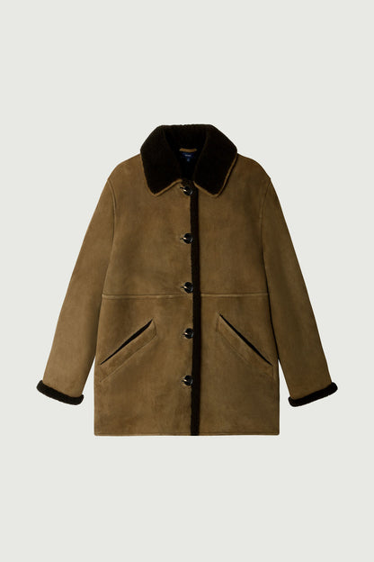 Manteau Femme | Cuir D’Agneau | Doublé Et Chaud Pour L’Hiver