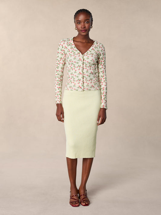 Cardigan Fleuri | Maille Légère et Féminine | Idéal pour les Journées Romantiques