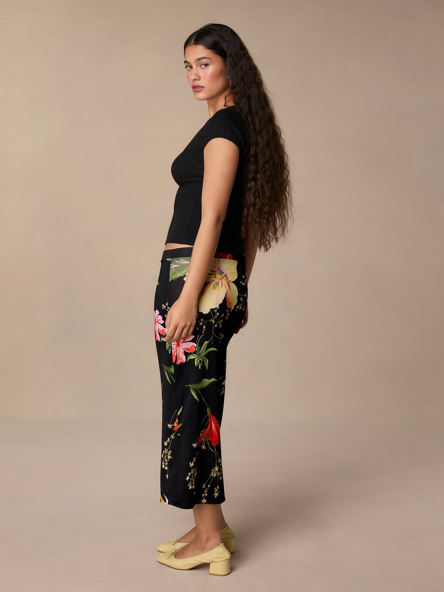 Jupe Longue | Imprimé Floral Coloré | Élégante Et Féminine | Idéale Pour L’Été Et Les Soirées