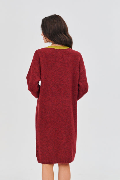 Robe Pull Femme | Chaude Et Décontractée | En Maille Confortable Pour L’Hiver