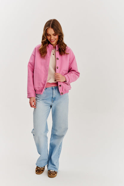 Veste En Coton | Légère Et Boutonnée | Coupe Décontractée Tendance | Parfaite Pour Le Printemps Et L’Automne