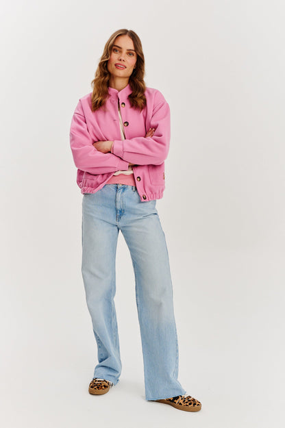 Veste En Coton | Légère Et Boutonnée | Coupe Décontractée Tendance | Parfaite Pour Le Printemps Et L’Automne