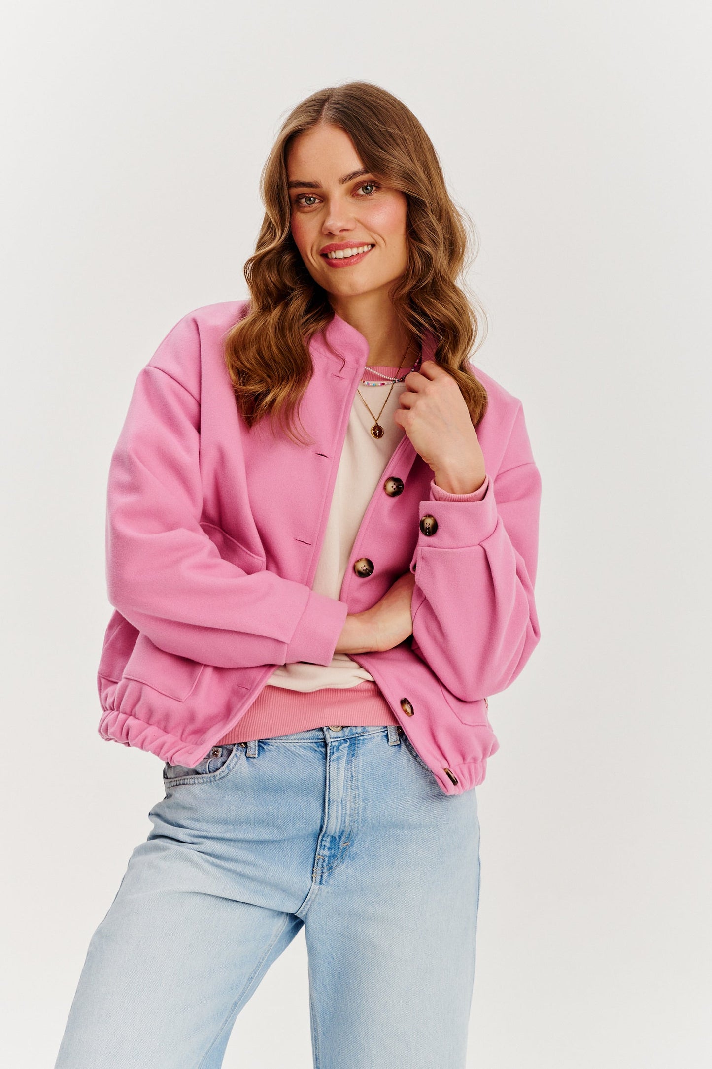 Veste En Coton | Légère Et Boutonnée | Coupe Décontractée Tendance | Parfaite Pour Le Printemps Et L’Automne