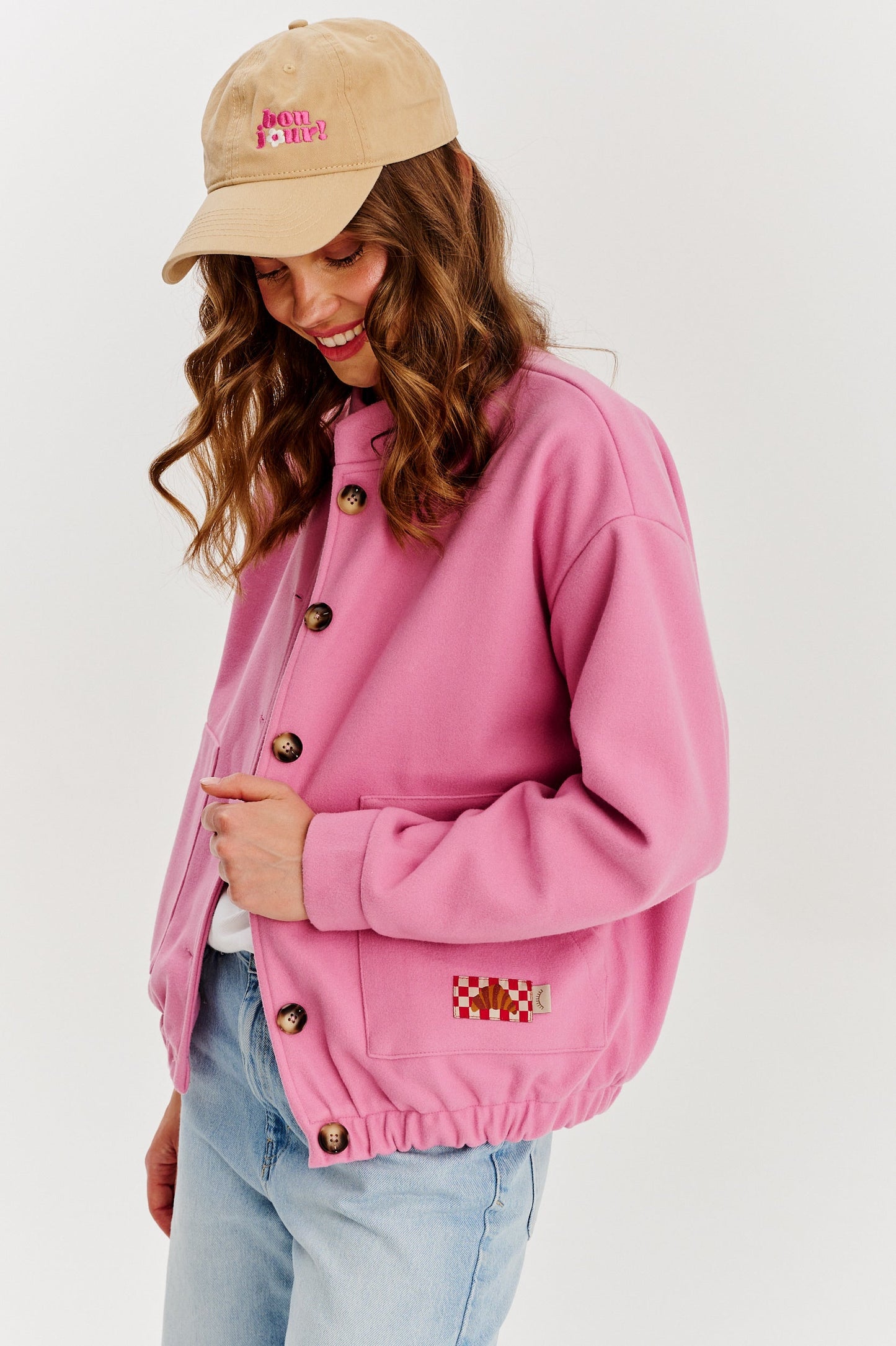 Veste En Coton | Légère Et Boutonnée | Coupe Décontractée Tendance | Parfaite Pour Le Printemps Et L’Automne