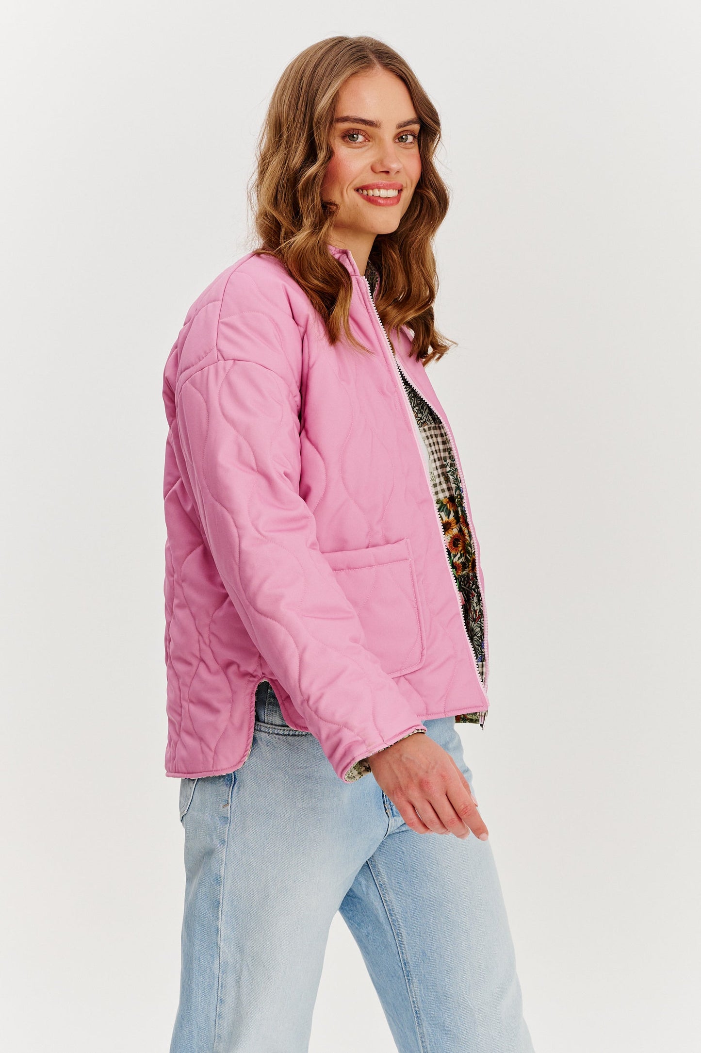 Veste Matelassée | Polyester Léger | Coupe Moderne Décontractée | Parfaite Pour Le Printemps Et L’Automne