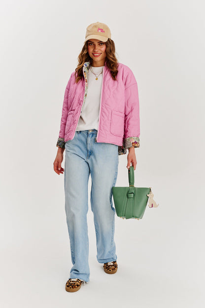 Veste Matelassée | Polyester Léger | Coupe Moderne Décontractée | Parfaite Pour Le Printemps Et L’Automne