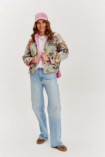 Veste Matelassée | Polyester Léger | Coupe Moderne Décontractée | Parfaite Pour Le Printemps Et L’Automne