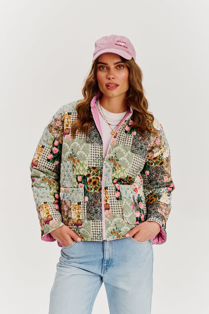 Veste Matelassée | Polyester Léger | Coupe Moderne Décontractée | Parfaite Pour Le Printemps Et L’Automne