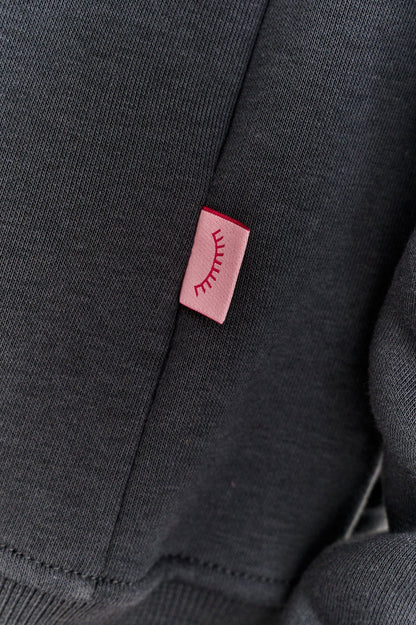 Sweat En Coton Et Polyester | Motif Brouette Fleurie | Coupe Droite Décontractée | Parfait Pour Le Printemps Et Les Looks Cosy