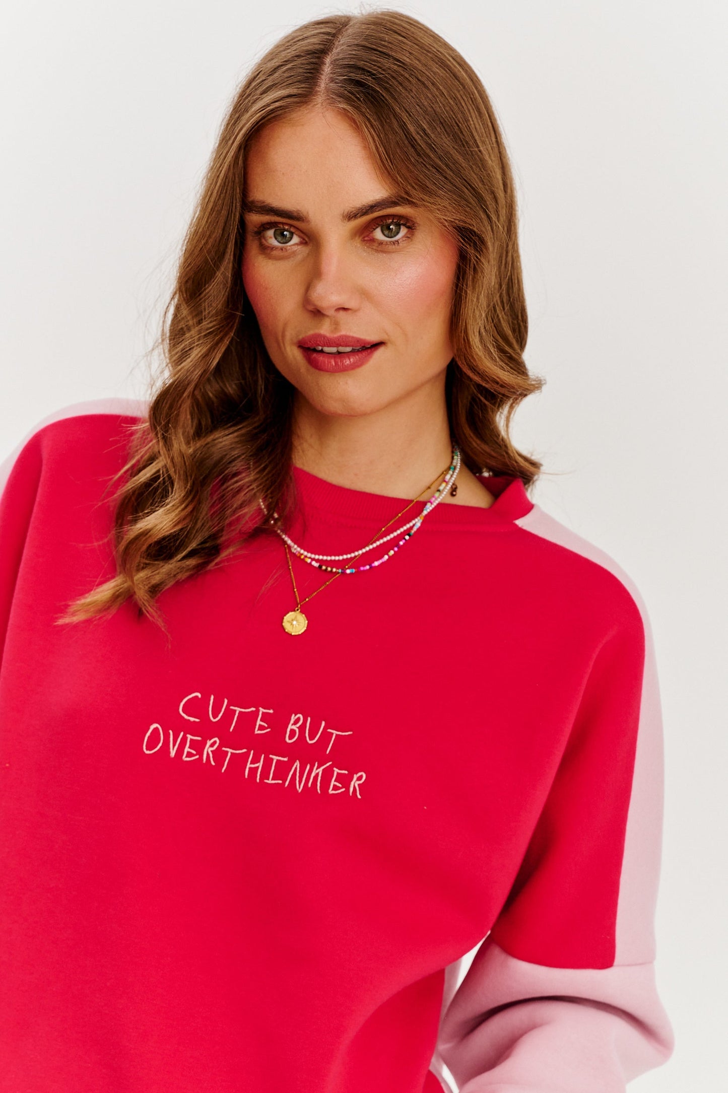 Sweat En Coton | Bicolore Décontracté | Coupe Ample Et Confortable | Parfait Pour Les Journées Casual