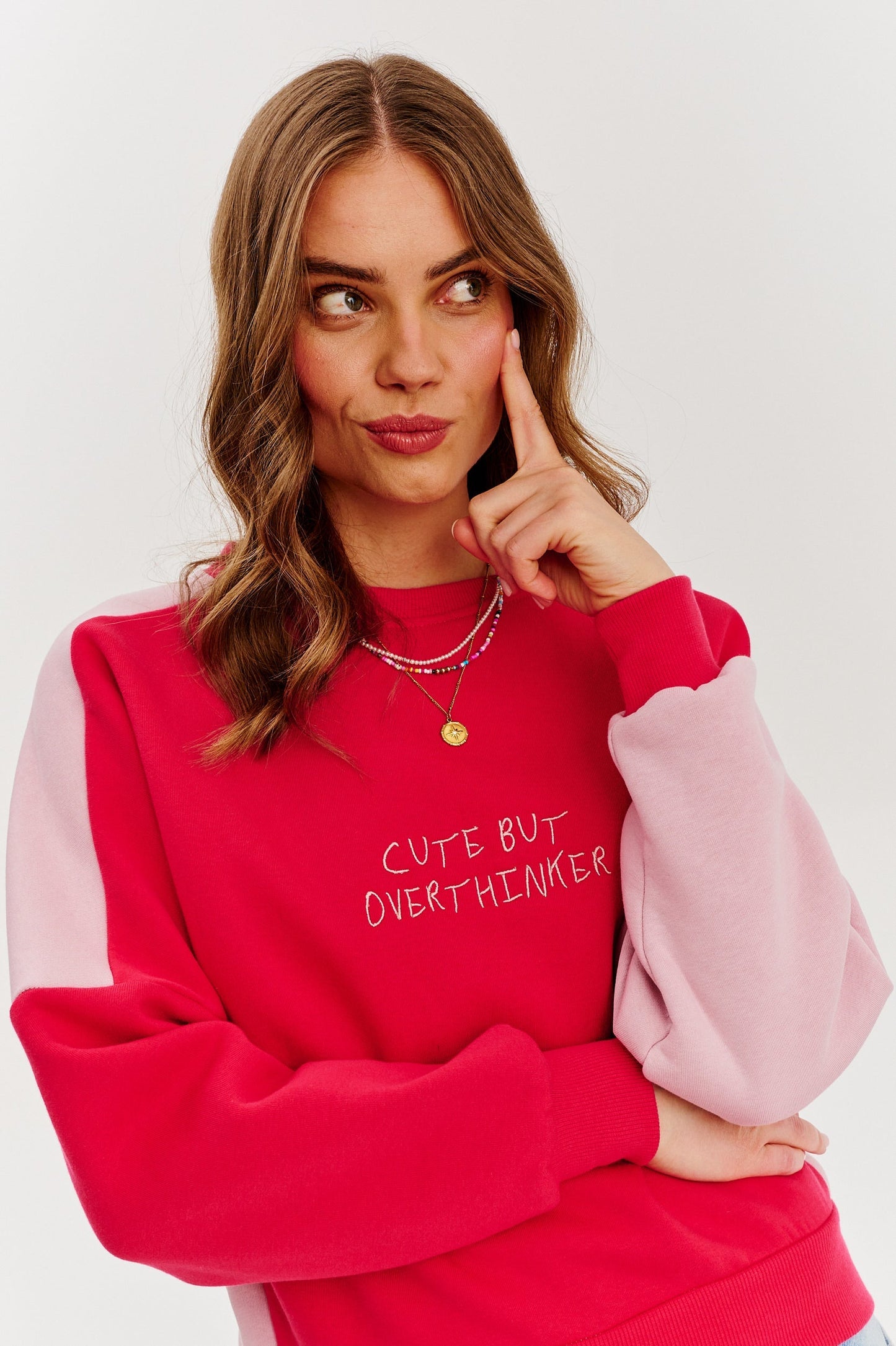 Sweat En Coton | Bicolore Décontracté | Coupe Ample Et Confortable | Parfait Pour Les Journées Casual