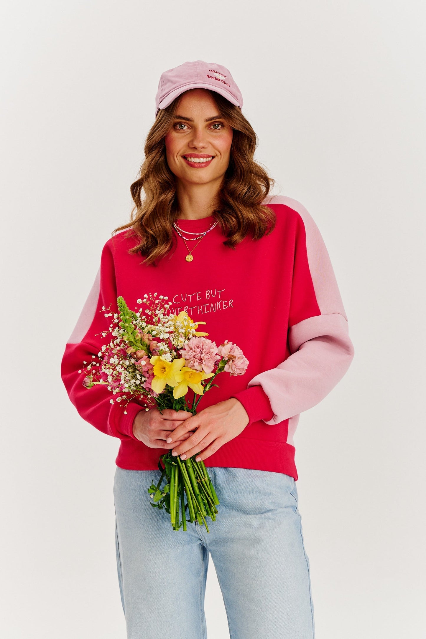 Sweat En Coton | Bicolore Décontracté | Coupe Ample Et Confortable | Parfait Pour Les Journées Casual