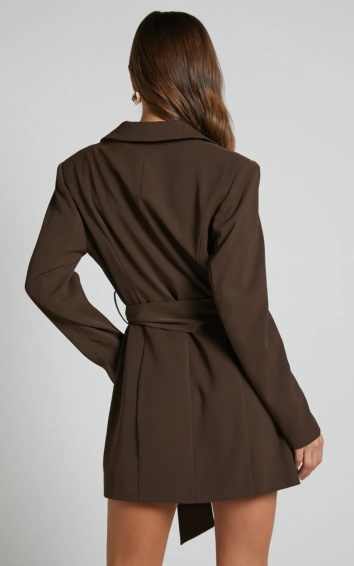 Robe Blazer Femme | Ceinturée Et Élégante | Parfaite Pour Les Soirées Ou Événements Habillés