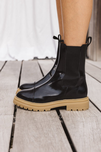 Bottes Chelsea en Cuir