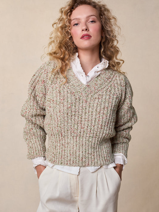 Pull Chiné | Maille Chaude et Élégante | Idéal pour l’Hiver