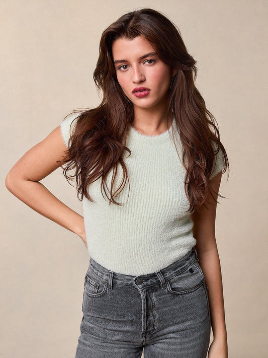 Top Côtelé Femme | Confort Extensible | Idéal pour Tous les Jours