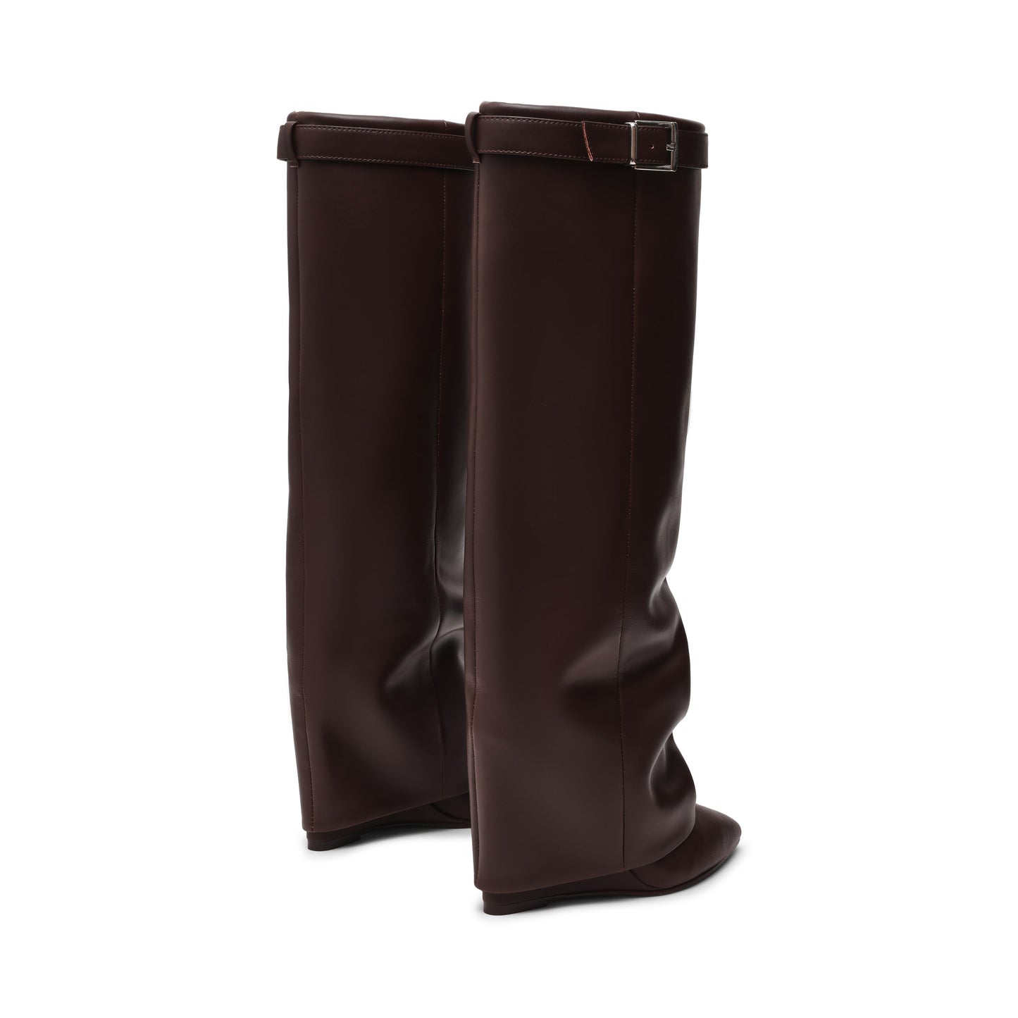Bottes Femme | Marron Foncé | Imitation Cuir | Élégantes & Confortables