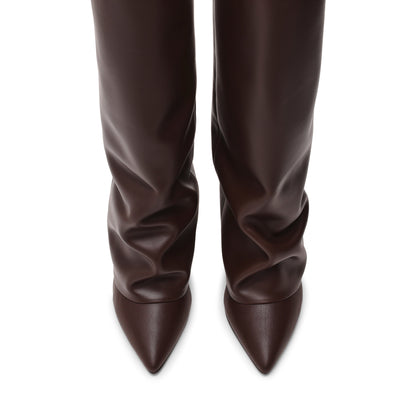 Bottes Femme | Marron Foncé | Imitation Cuir | Élégantes & Confortables