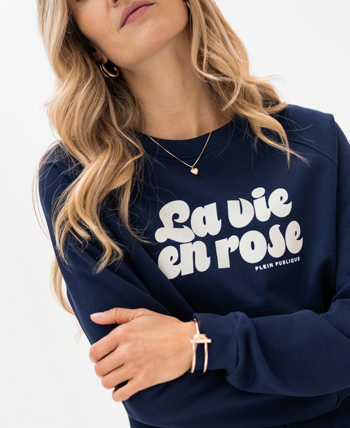 Sweatshirt Femme | Coton | Message Positif | Look Casual Romantique