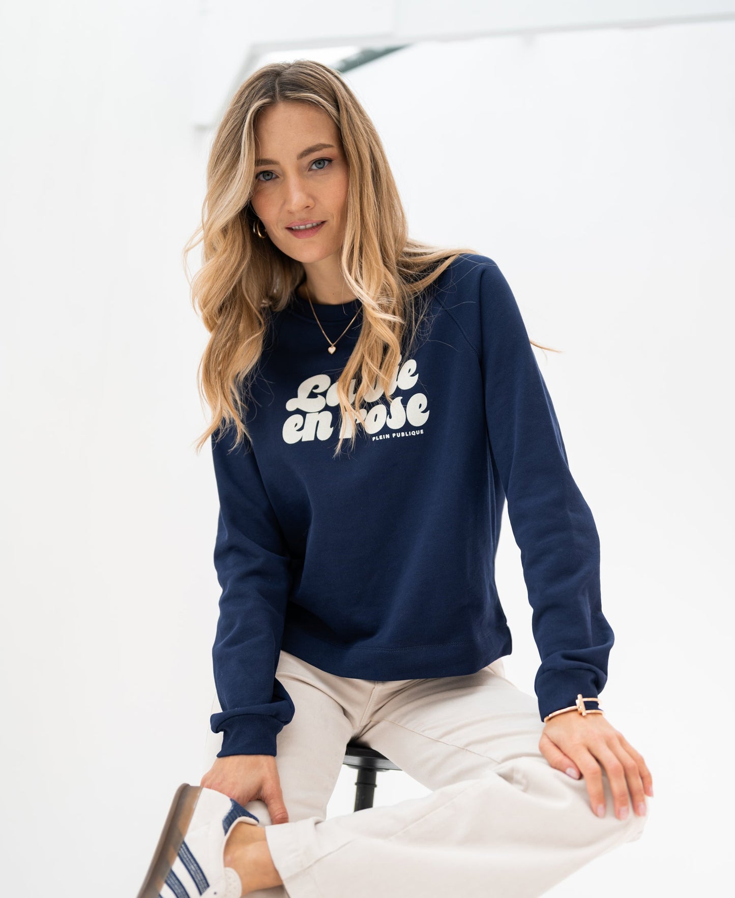 Sweatshirt Femme | Coton | Message Positif | Look Casual Romantique
