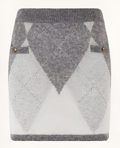 Jupe en Maille Losanges