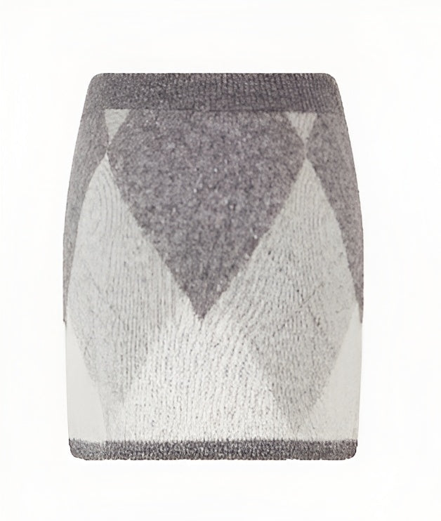Jupe en Maille Losanges
