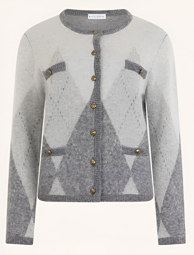 Cardigan en Maille Losanges