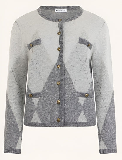 Cardigan en Maille Losanges