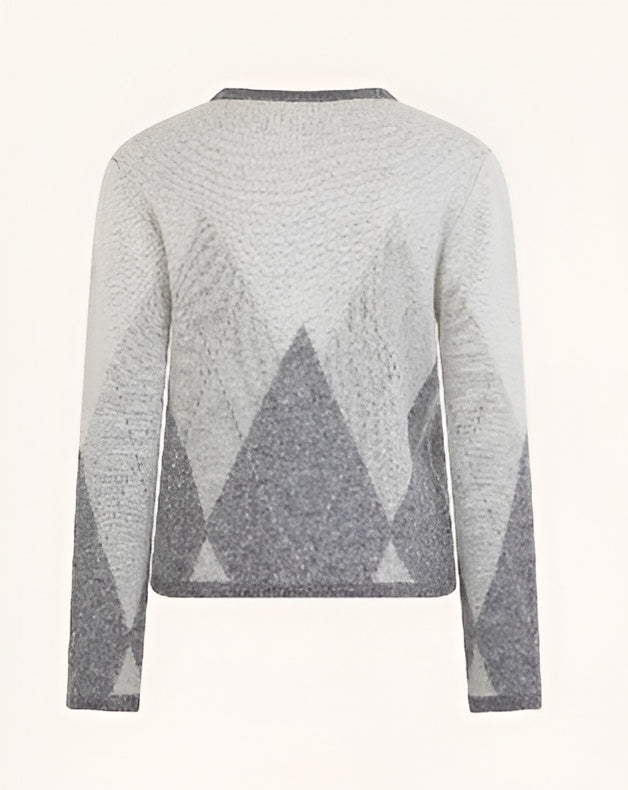 Cardigan en Maille Losanges