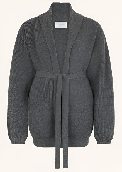 Cardigan Ceinturé en Laine