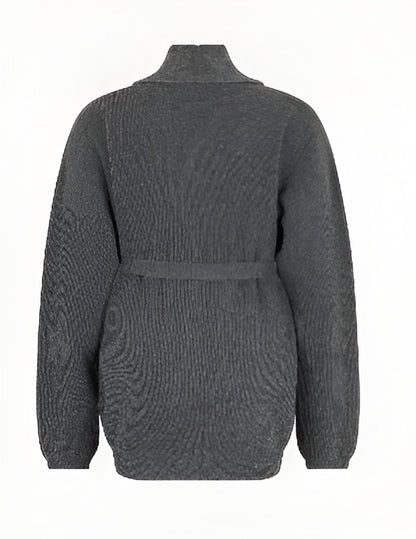 Cardigan Ceinturé en Laine