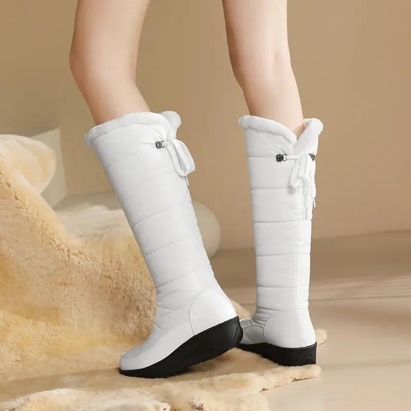 Bottes Femme | Montantes Et Matelassées | Chaudes Et Confortables | Pour L’Hiver Et Les Jours De Neige