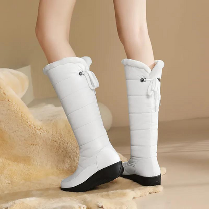 Bottes Femme | Montantes Et Matelassées | Chaudes Et Confortables | Pour L’Hiver Et Les Jours De Neige