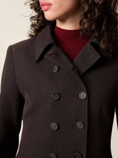 Manteau Boutonné Structuré