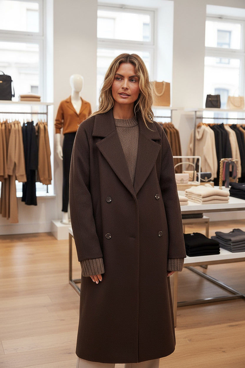 Manteau Long Femme | Oversize et Élégant | Parfait pour l’Automne et l’Hiver
