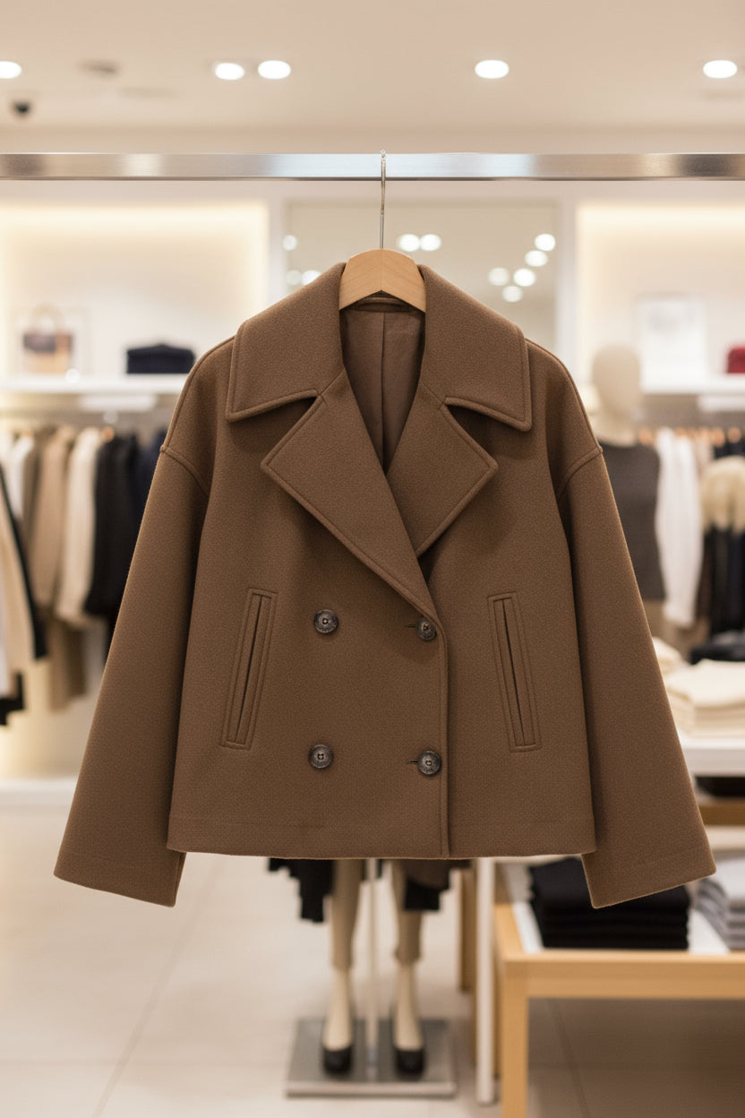 Veste Courte Femme | Élégante Et Structurée | Parfaite Pour Un Look Minimaliste En Mi-Saison