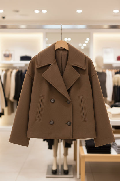 Veste Courte Femme | Élégante Et Structurée | Parfaite Pour Un Look Minimaliste En Mi-Saison