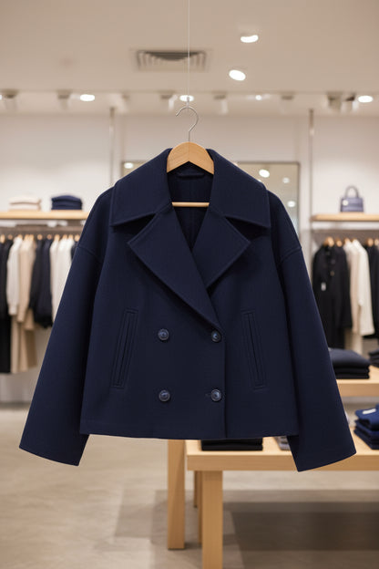 Veste Courte Femme | Élégante Et Structurée | Parfaite Pour Un Look Minimaliste En Mi-Saison