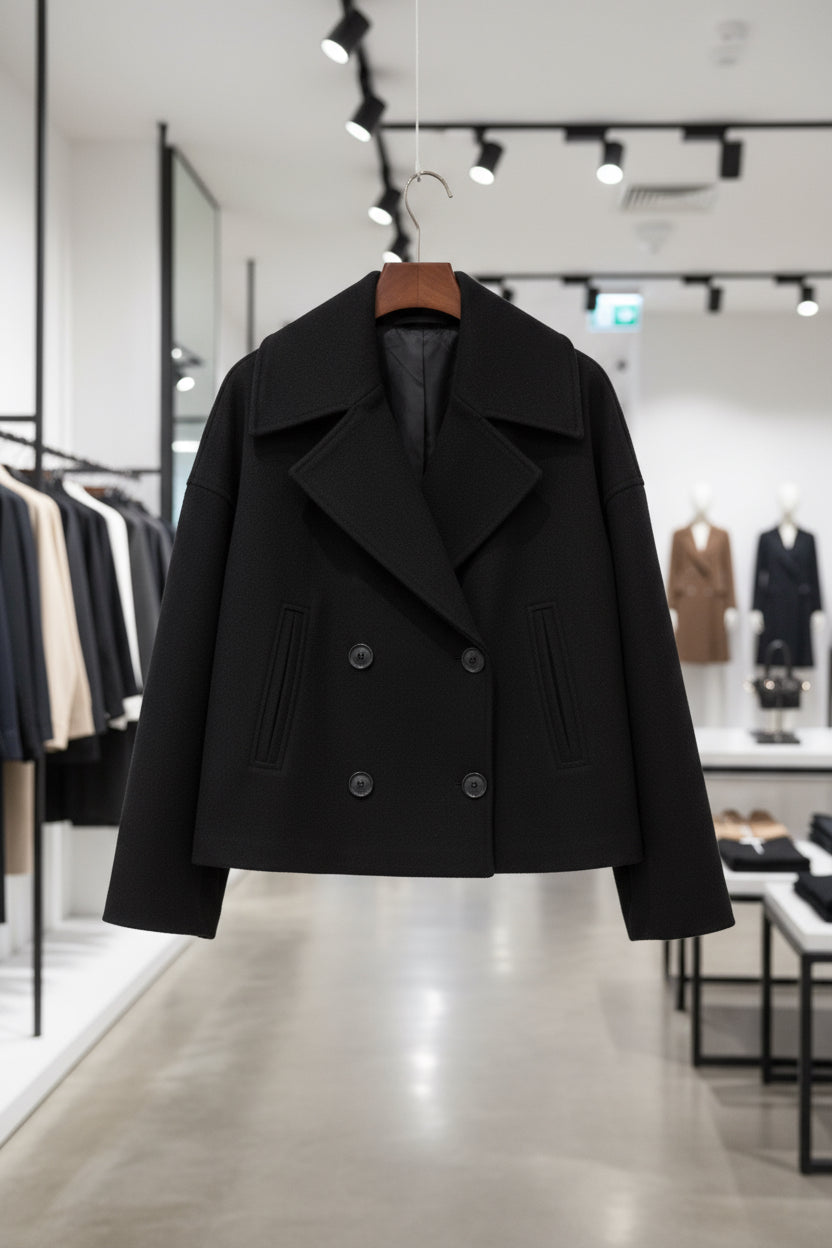 Veste Courte Femme | Élégante Et Structurée | Parfaite Pour Un Look Minimaliste En Mi-Saison