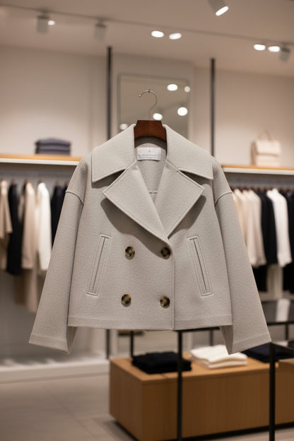 Veste Courte Femme | Élégante Et Structurée | Parfaite Pour Un Look Minimaliste En Mi-Saison