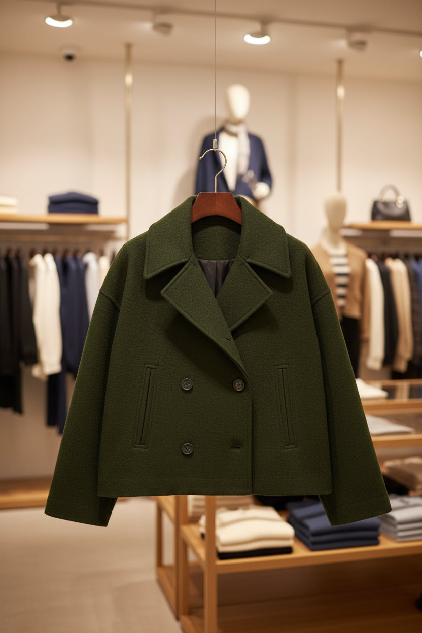 Veste Courte Femme | Élégante Et Structurée | Parfaite Pour Un Look Minimaliste En Mi-Saison